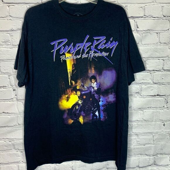 Prince Purple Rain short sleeve graphic T-shirt - Picture 1 of 6